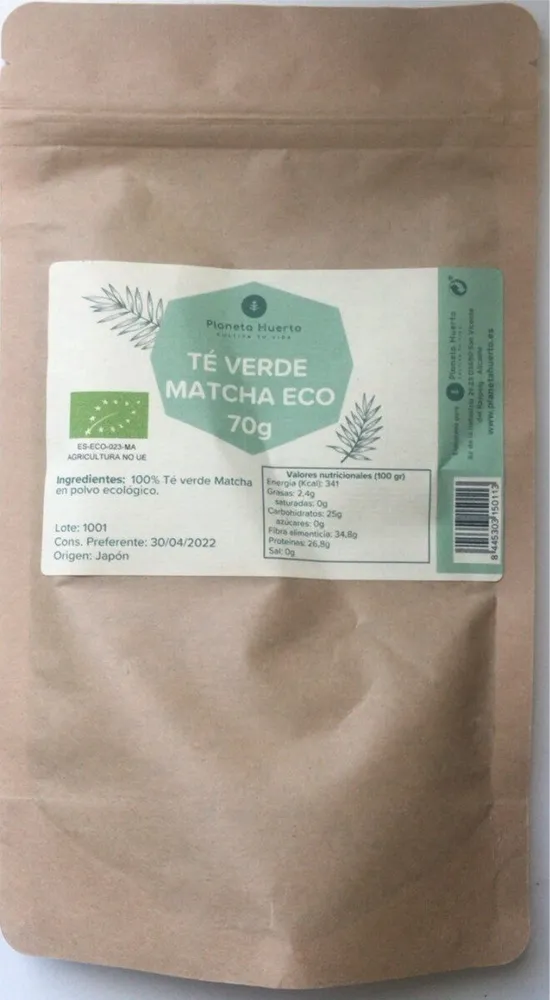 Té verde matcha eco