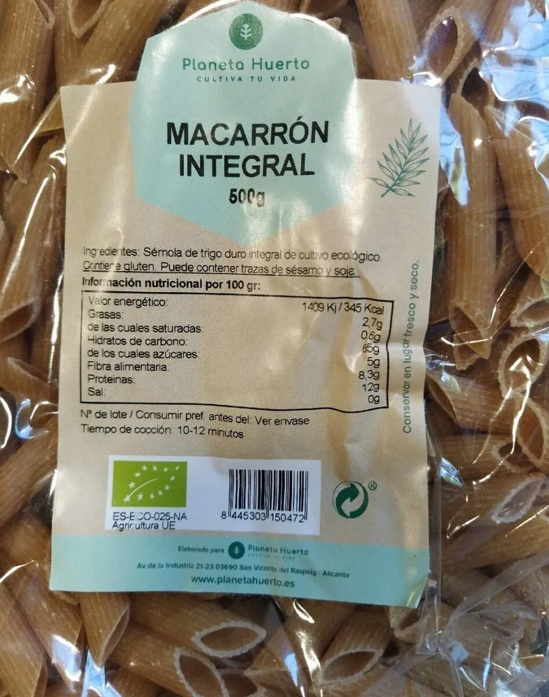 Macarrón integral