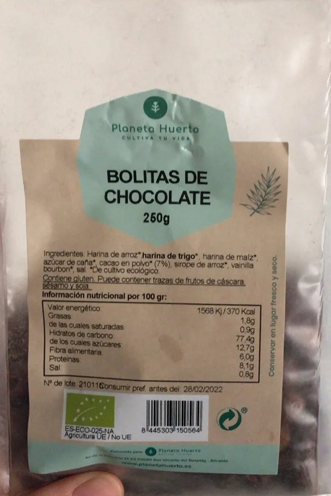 Bolitas de chocolate