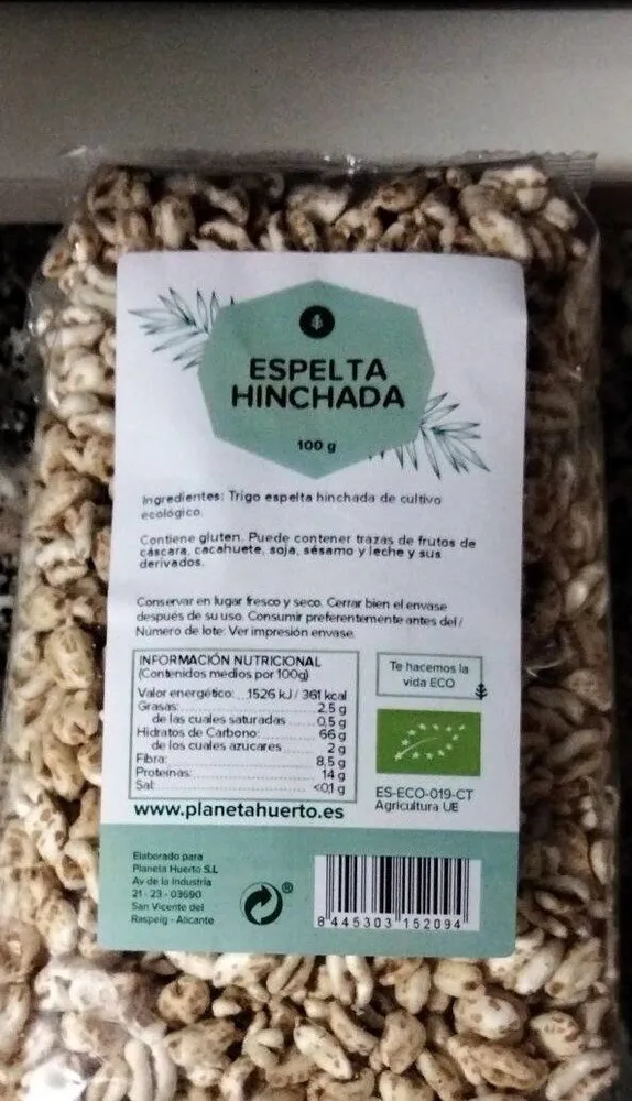 Espelta hinchada