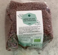 Arroz inflado con chocolate