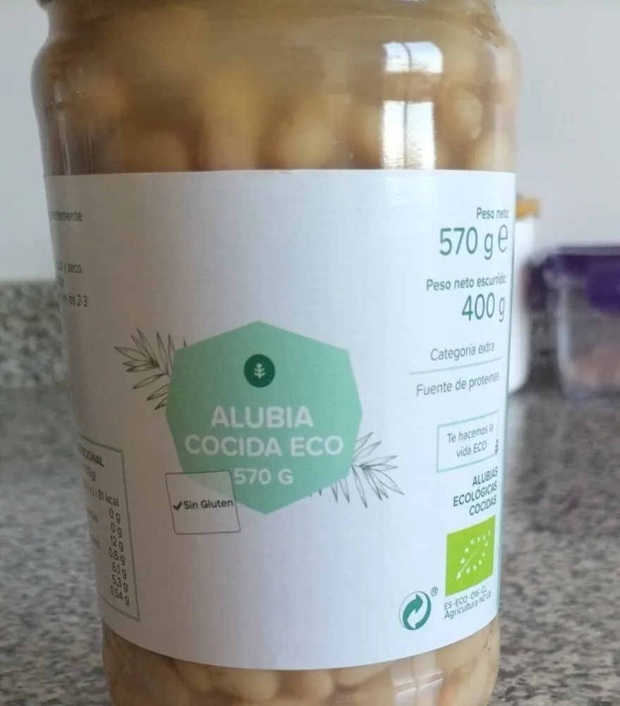 Alubia cocida eco 570 G