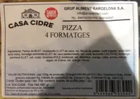 Pizza 4 Formatges