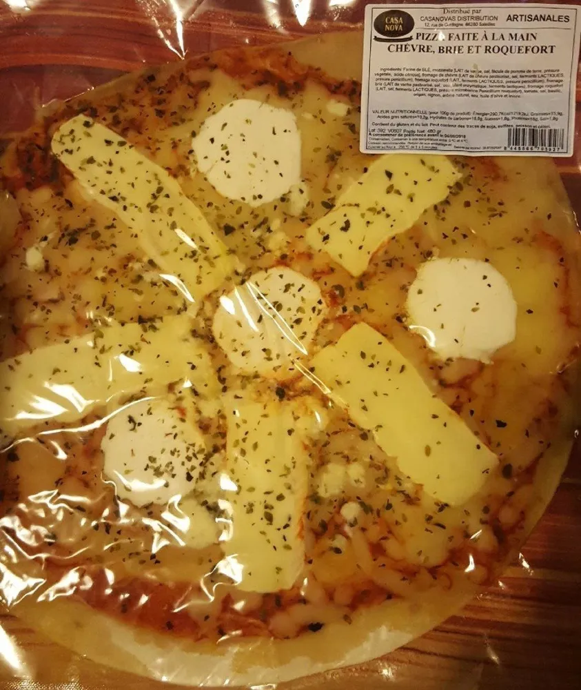 Pizza faite à la main 4 saisons
