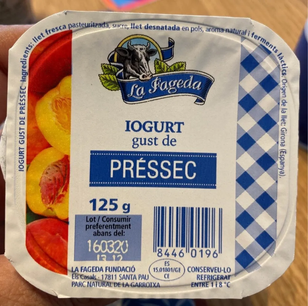 Iogurt gust de Préssec