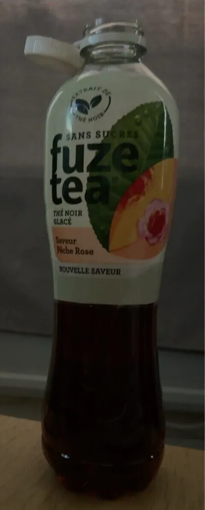 Thé noir glacé saveur pêche rose