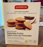 Galletitas frolini sabor coco con chocolate