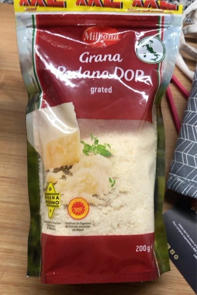 Grana Padano DOP grated