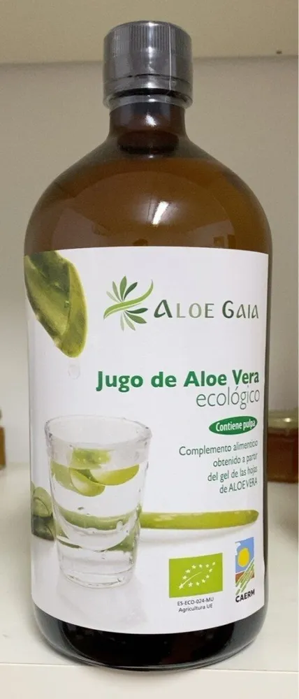 Jugo de aloe vera ecologico