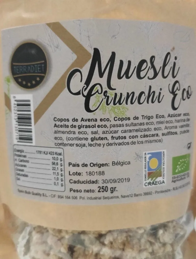 Muesli crunchi Eco