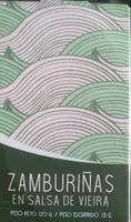 Zamburiñas en salsa de vieira