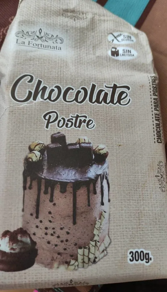 Chocolate postre