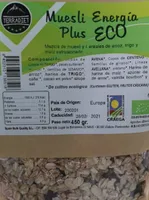 Muesli Energía Plus ECO