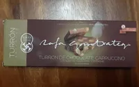 Turrón de chocolate capuccino con nuez de macadamia y pistacho