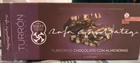 Turrón de chocolate con almendras