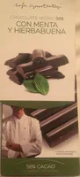 Chocolate negro 56% con menta y hierbabuena