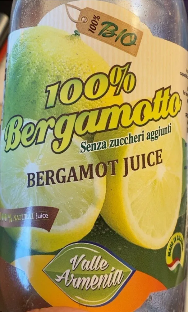 Bergamot juice