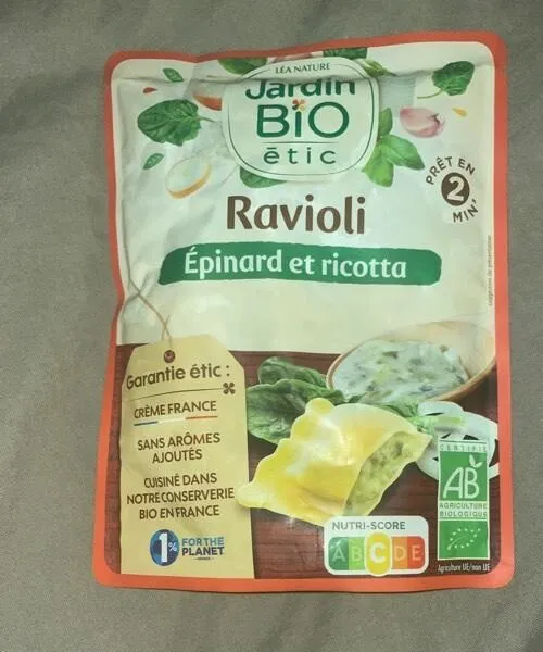 Ravioli épinard et ricotta