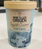 Yogurt cremós natural