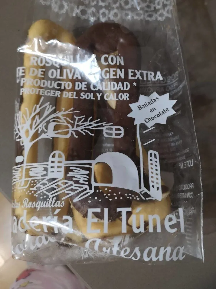 Rosquillas de aceite con chocolate