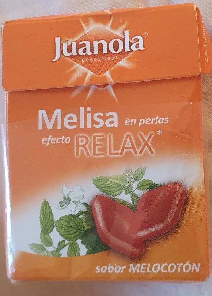 Melisa en perlas efecto relax sabor melocotón