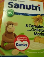 Papilla de 8 cereales con galleta Maria