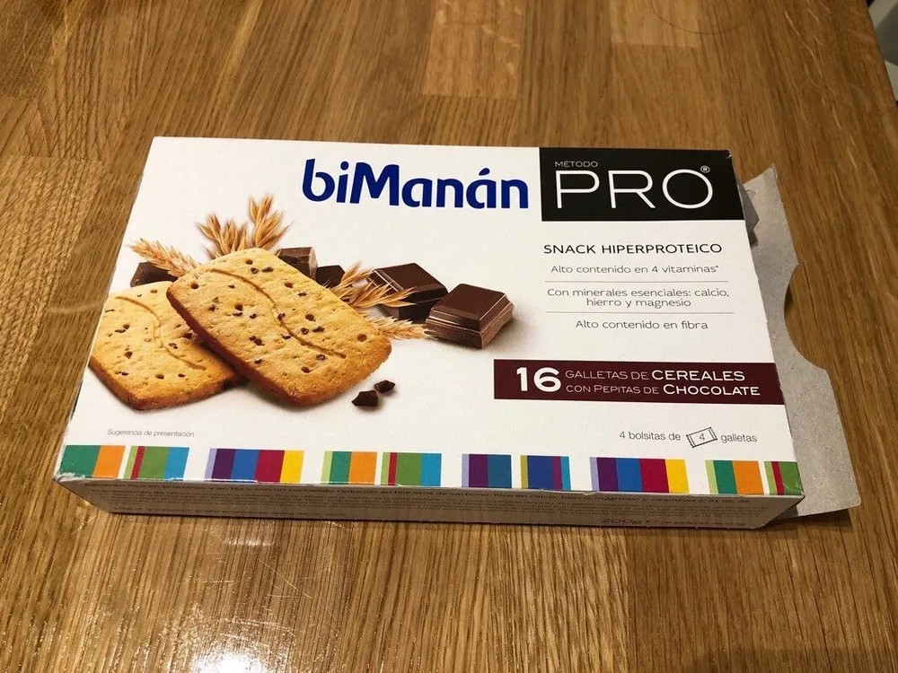 Galletas De Cereales Pepitas Chocolate Bimanan Pro