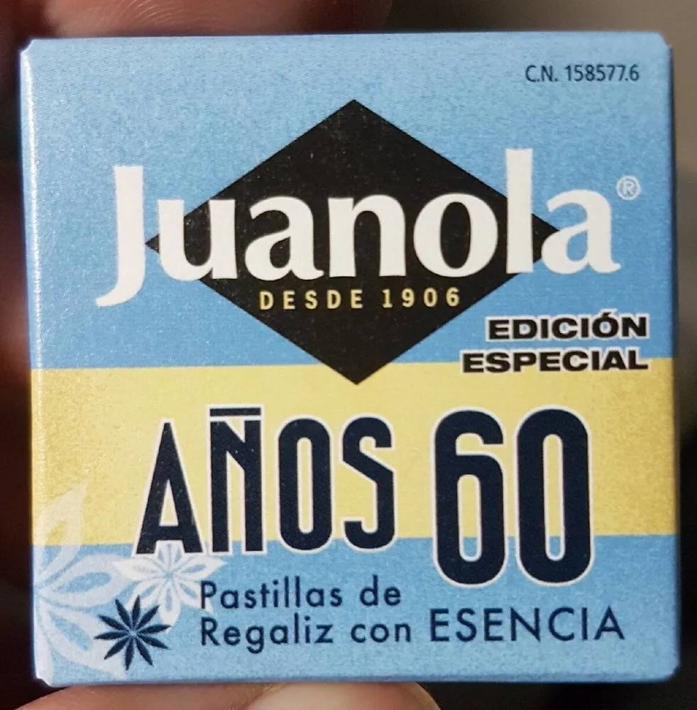 Pastillas de regaliz con esencia edición años 60