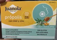 Propólis con miel y zinc sabor eucalipto