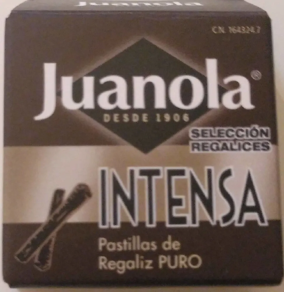 Intensa pastillas de regaliz puro