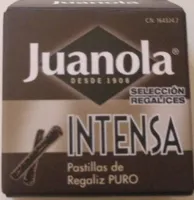 Intensa pastillas de regaliz puro