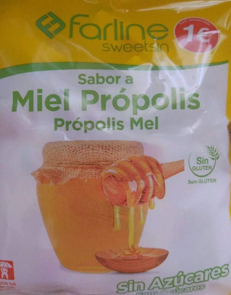 Caramelos sabor miel propolis
