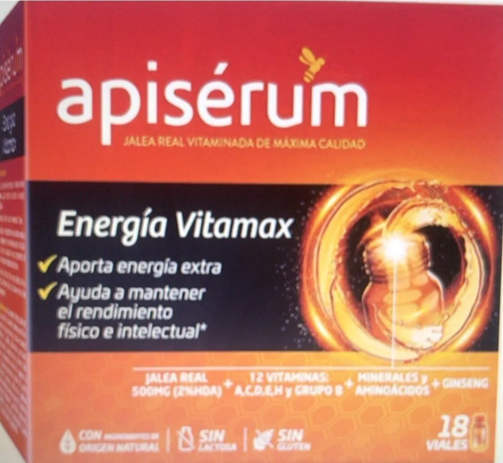 Apiserum Energia Vitamax Viales