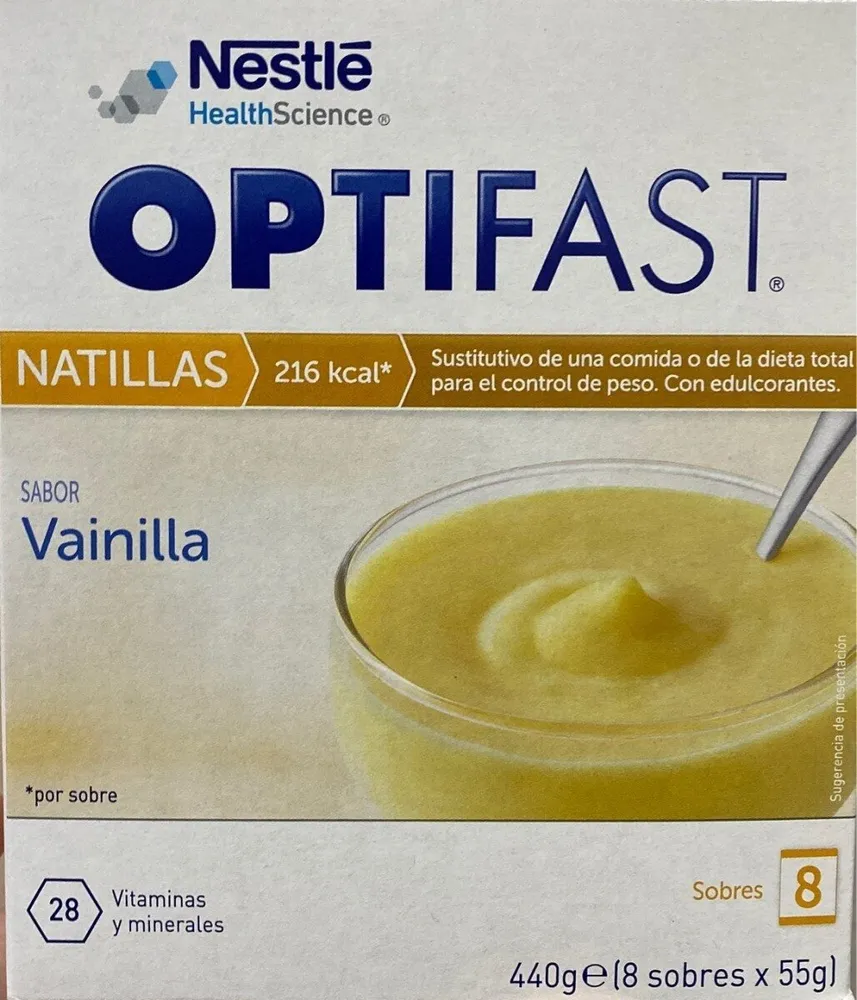 Optifast natillas sabor vainilla