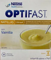 Optifast natillas sabor vainilla
