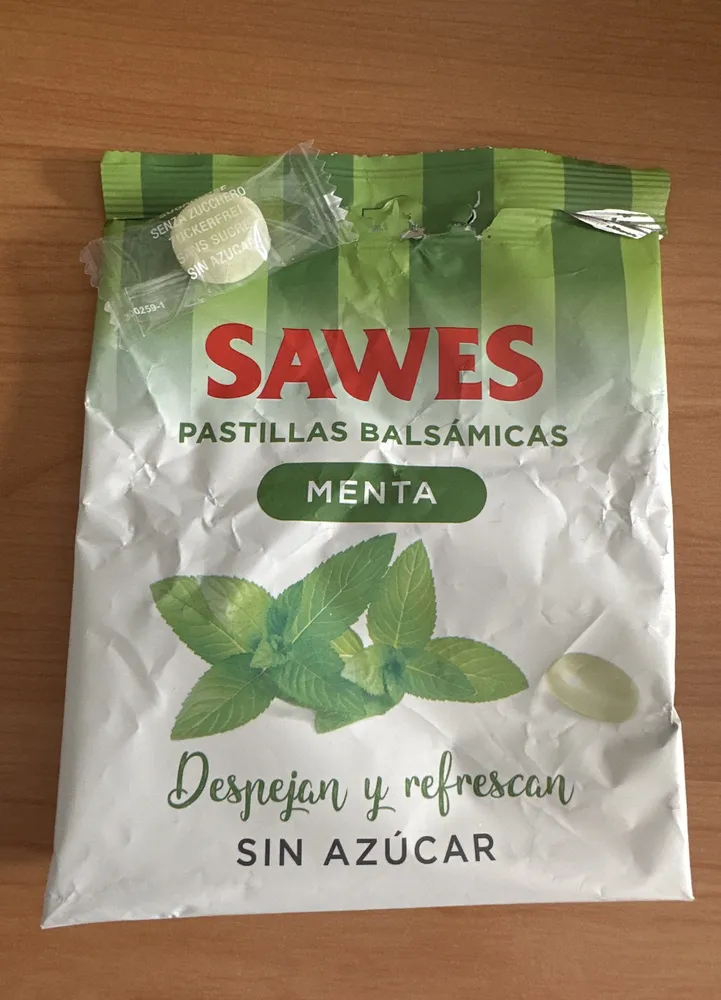 Pastillas balsámicas menta