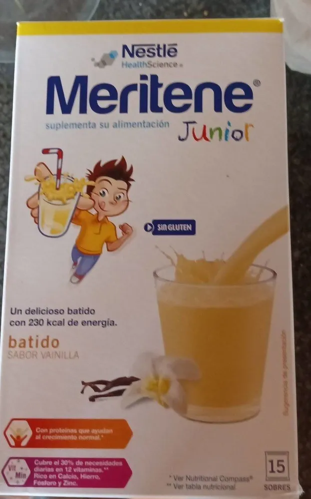 Meritene Junior sabor vanilla