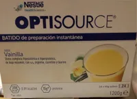 Optisource batido de vainilla