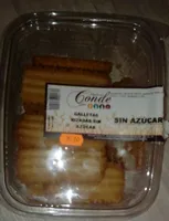 Galletas rizadas sin azúcar