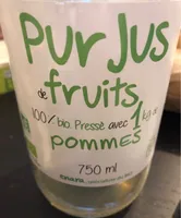 Pur jus de fruits pommes