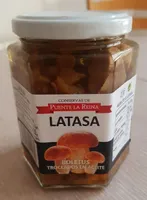 Boletus troceados en aceite