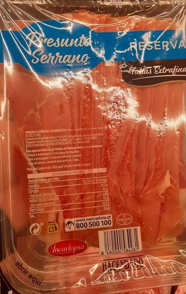 Presunto Serrano Reserva Extrafino