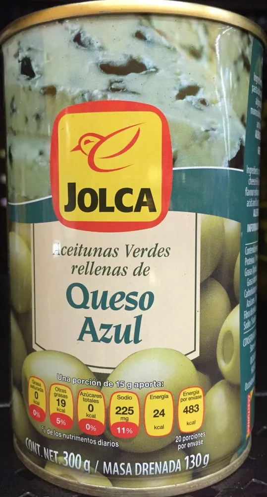Aceitunas Verdes Rellenas de Queso Azul
