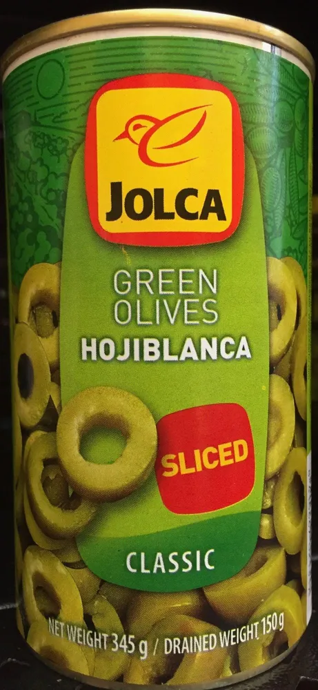 Aceitunas verdes en rodajas clásicas