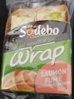 Wrap saumon fumé sauce fines herbes