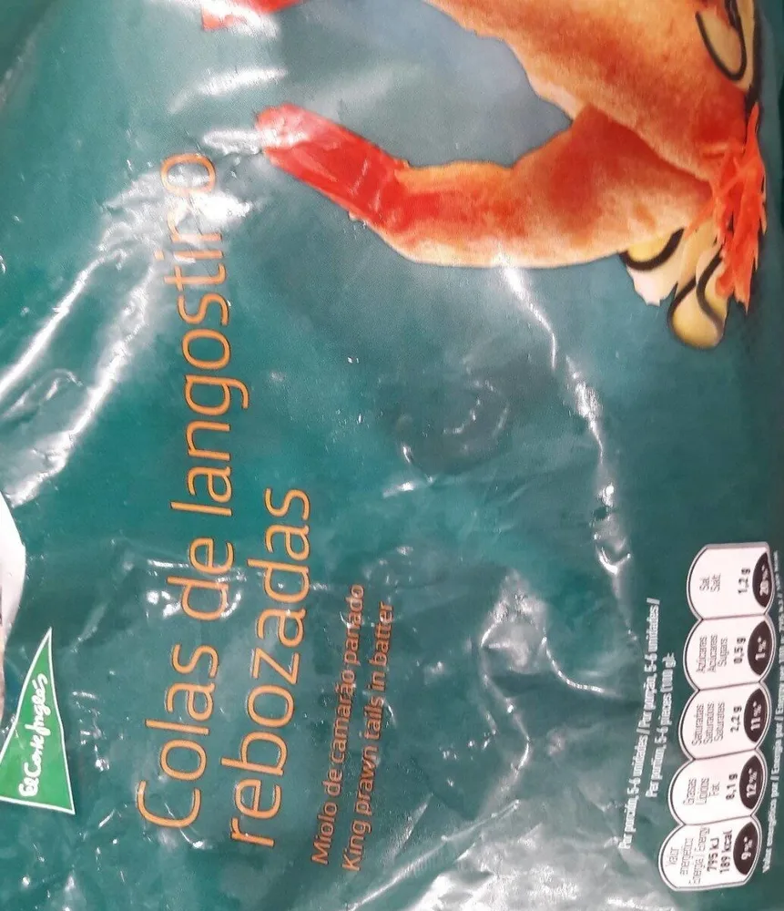 Colas de langostinos  rebozadas