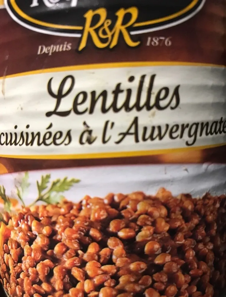 Lentilles cuisinées à l'Auvergnate
