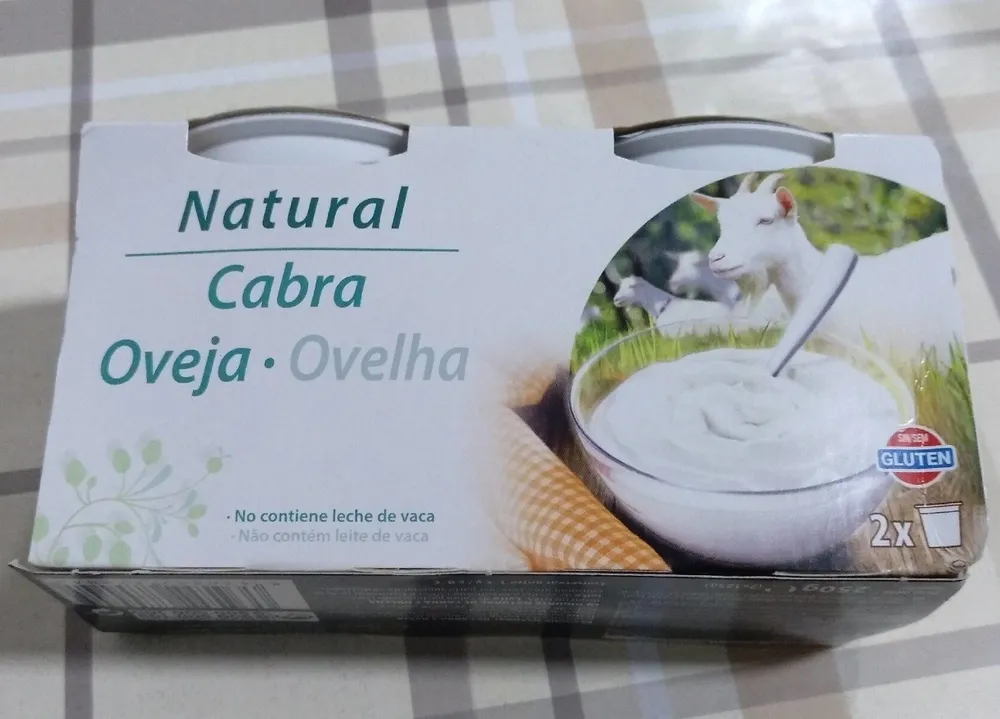 Yogur natural de cabra y oveja