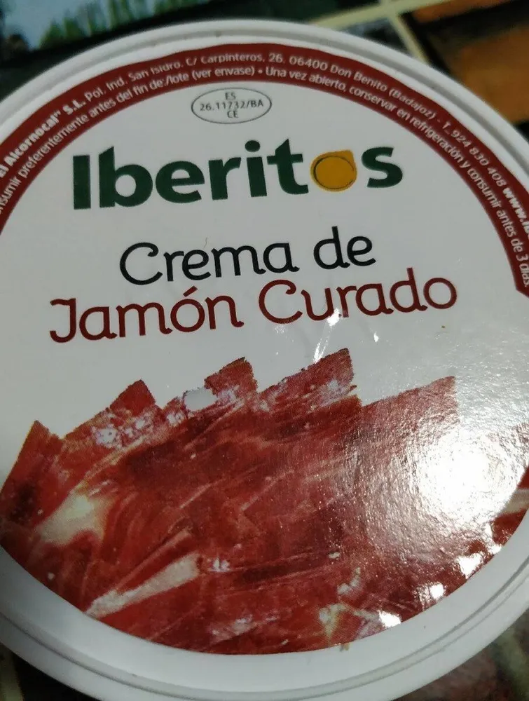 Crema de jamón curado