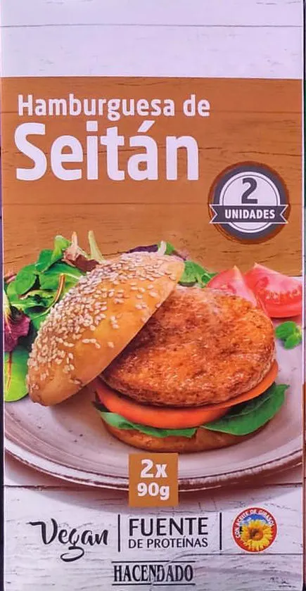 Hamburguesa de seitán
